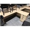 Image 2 : MAPLE 6'X6' L-SHAPE EXECUTIVE DESK RIGHT HAND