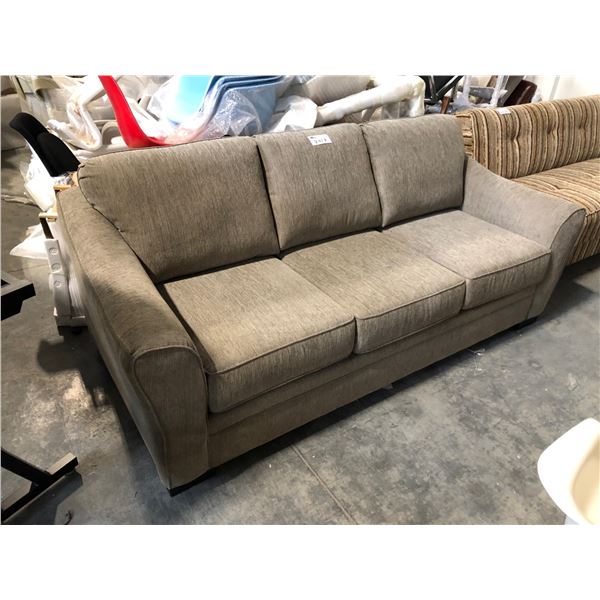 GREY 7' 3 SEAT SOFA