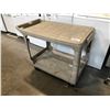 Image 1 : TAN RUBBERMAID MOBILE UTILITY CART