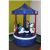 Image 1 : COIN OPERATED 3 PERSON CAROUSEL 45" X 80"