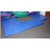 Image 2 : LOT OF 3 BLUE GYMNASTICS MATS