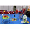 Image 1 : LOT OF 4 BABY BOUNCERS WITH TUMMY TIME MAT