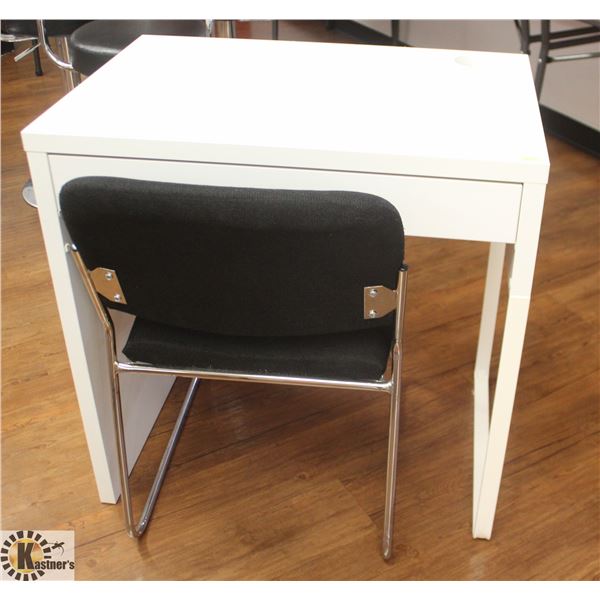 KIDS WHITE DESK WITH CHAIR