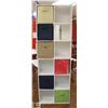 Image 1 : LOT OF TWO CUBE SHELVES 6 CUBES PER SHELF