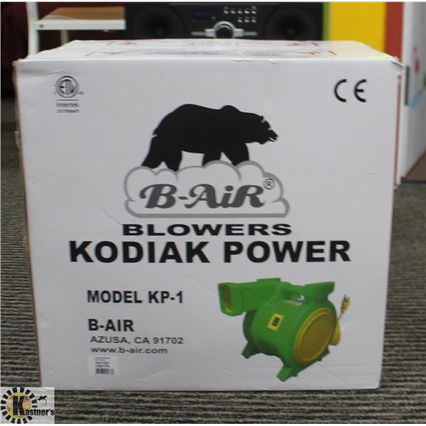 NEW B-AIR 1HP KODIAK POWER BLOWER