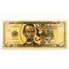 Image 1 : S100-100 $5 US DOLLAR 24K GOLD FOIL BANK NOTE