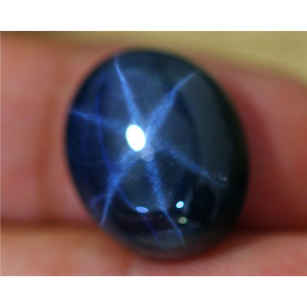 21.35 CT NATURAL BLUE STAR SAPPHIRE GEMSTONE