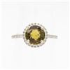 Image 1 : 2.08CTS NATURAL ALEXANDRITE 18K WHITE GOLD RING