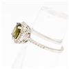 Image 2 : 2.08CTS NATURAL ALEXANDRITE 18K WHITE GOLD RING