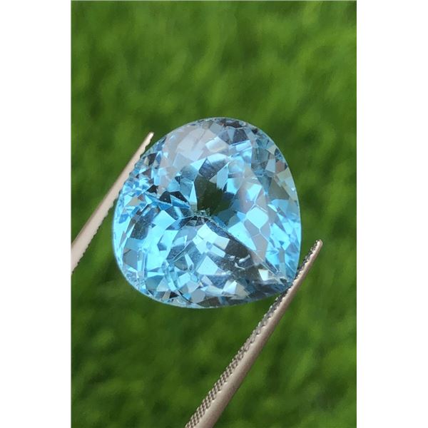 20.53 CT NATURAL FANCY SWISS BLUE TOPAZ GEMSTONE