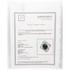Image 3 : 14K WHITE GOLD NATURAL 3.36CTS SAPPHIRE RING SZ 4