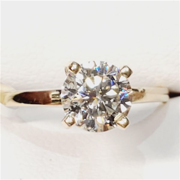 S100-64 10K MOISSANITE RING