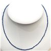 Image 1 : S100-73 14K NATURAL BLUE SAPPHIRE NECKLACE