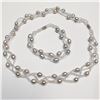 Image 1 : S100-80 SILVER FRESH WATER PEARL SET
