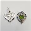 Image 1 : S100-91 SILVER + PERIDOT PENDANTS