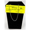 Image 1 : 18" 925 SILVER CABLE CHAIN NECKLACE