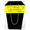 Image 1 : 18" 925 SILVER BOX CHAIN NECKLACE- CLASP NEEDS TLC