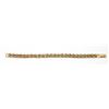 Image 1 : LADIES 7" GOLD TONE MULTI STONE TENNIS BRACELET