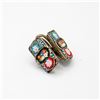 Image 1 : VINTAGE ITALIAN SILVER BEADED STUD EARRING SET