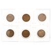 Image 2 : LOT OF 6 CANADIAN 1915-1920 LARGE CENT COIN