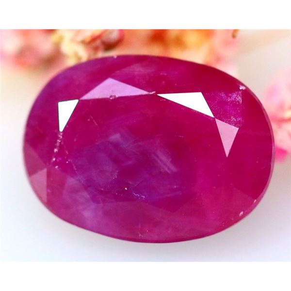 7.62 CT NATURAL BURMESE RUBY GEMSTONE