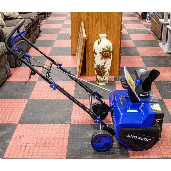 NEW BUILT SNOWJOE ELECTRIC SNOWTHROWER