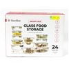 Image 1 : NEW FINEDINE 24PC GLASS FOOD STORAGE