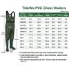 Image 2 : NEW TIDEWE SIZE 8 CHEST WADERS WITH BOOTS