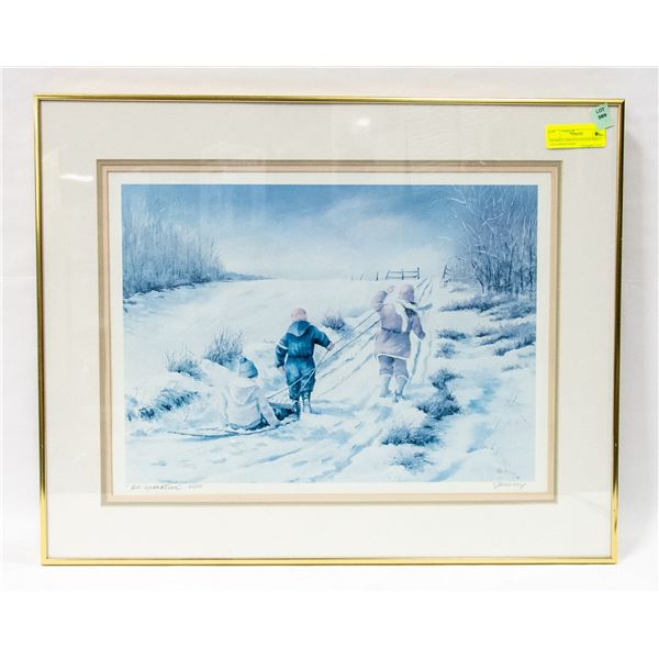 FRAMED LIMITED EDITION PRINT "CO-OPERATION"