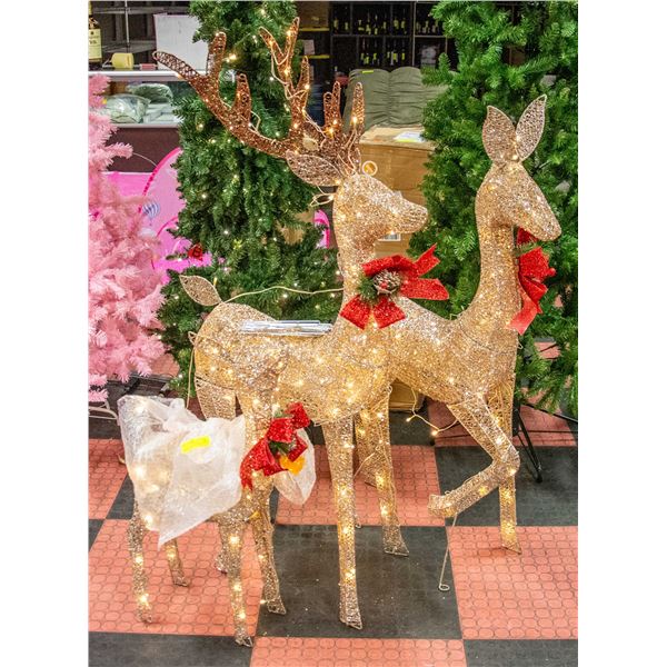 NEWLY BUILT LITE DEER OUTDOOR ORNAMENTS