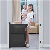 Image 1 : NEW BABYBOND BLACK RETRACTABLE SAFETY GATE