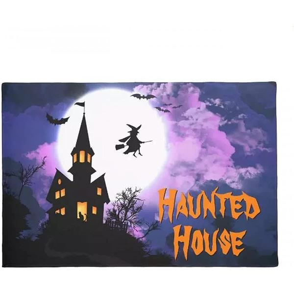 NEW SCARY HALLOWEEN DOOR MAT