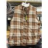 Image 1 : NEW XL ZILCREMO PLAID LINED VEST