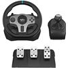 Image 1 : NEW REPACK PXN V9 900 DEGREE RACING WHEEL, PEDAL &