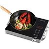Image 1 : NEW GHJCVKP 1800W PORTABLE CERAMIC COOKTOP