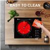 Image 3 : NEW GHJCVKP 1800W PORTABLE CERAMIC COOKTOP