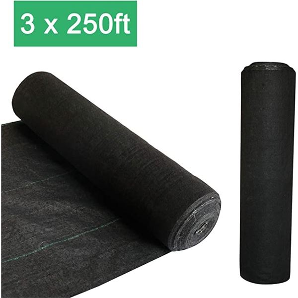 NEW ARTILIFE 3 X 250' HEAVY DUTY 5OZ WEED BARRIER