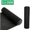 Image 1 : NEW ARTILIFE 3 X 250' HEAVY DUTY 5OZ WEED BARRIER