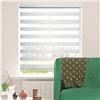 Image 1 : SHADES U 72 X 28" WHITE WINDOW ROLLER BLIND WITH