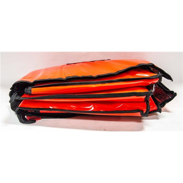 NEW EXTRA LARGE RED THERMAL DELIVERY BAG