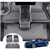 Image 1 : NEW REPACK CUSTOM TESLA MODEL 3 FLOOR MAT SET