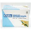 Image 1 : CASE OF EXEL DISPOSABLE SCALPELS