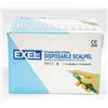 CASE OF EXEL DISPOSABLE SCALPELS