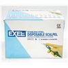 CASE OF EXEL DISPOSABLE SCALPELS