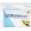 CASE OF EXEL DISPOSABLE SCALPELS