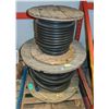 2 LARGE ROLLS OF ASSORTED SIZE CABLE HOUSING