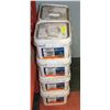 Image 1 : 8 PAILS OF NEW SCAFCO STEEL STUD/BACKING CLIPS