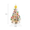 NEW MINI CERAMIC ILLUMINATED CHRISTMAS TREE