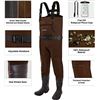 Image 2 : NEW TIDEWE SIZE 9 NEOPRENE CHEST WADERS WITH