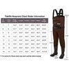 Image 3 : NEW TIDEWE SIZE 9 NEOPRENE CHEST WADERS WITH